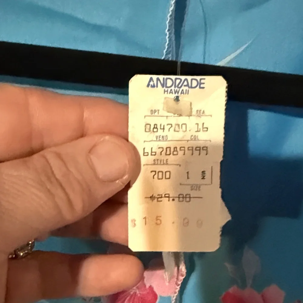 Floral Blue Kimono Wrap - Picture 4 of 6